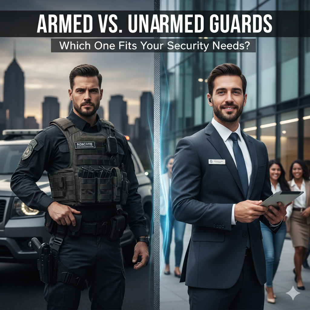 Armed vs Unarmed Guards
