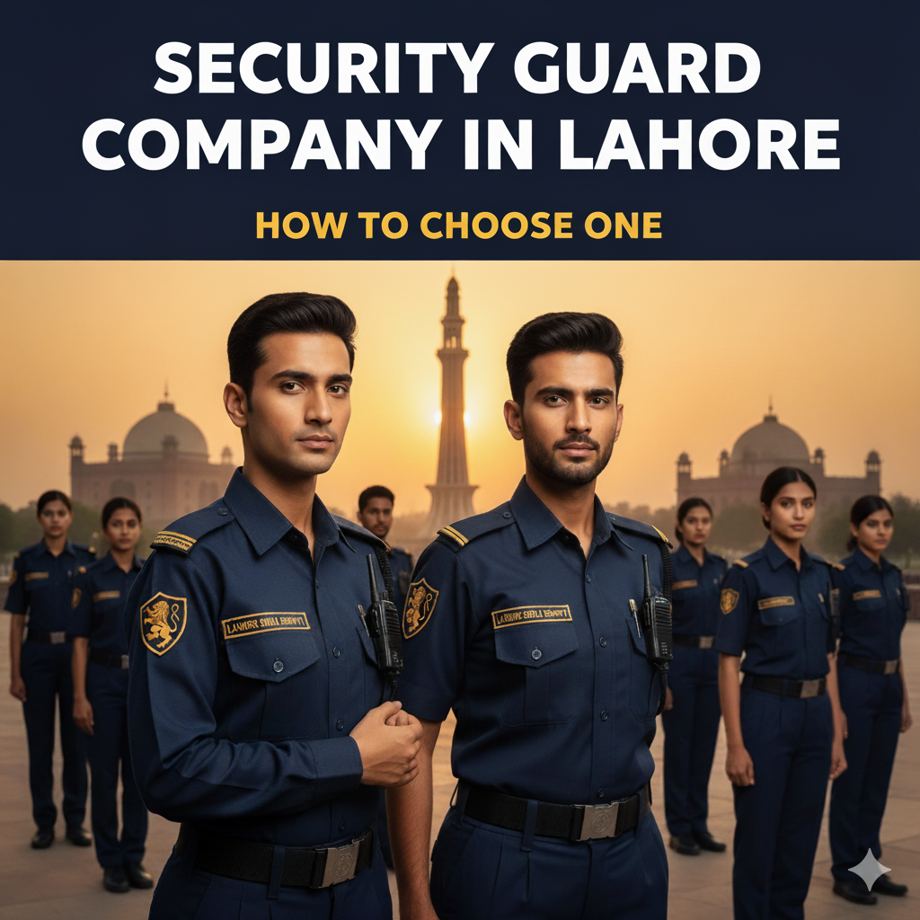 Security Guard Company in Lahore Roles, Services and How to Choose One