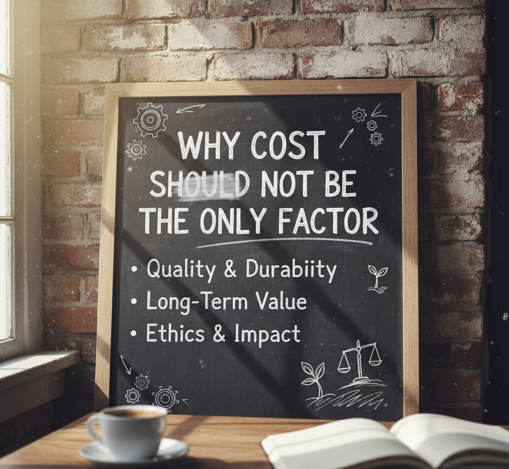 Why Cost Should Not Be the Only Factor