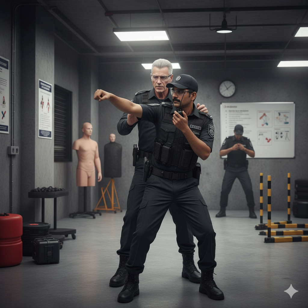 image showing Strong Professional Training for security guard