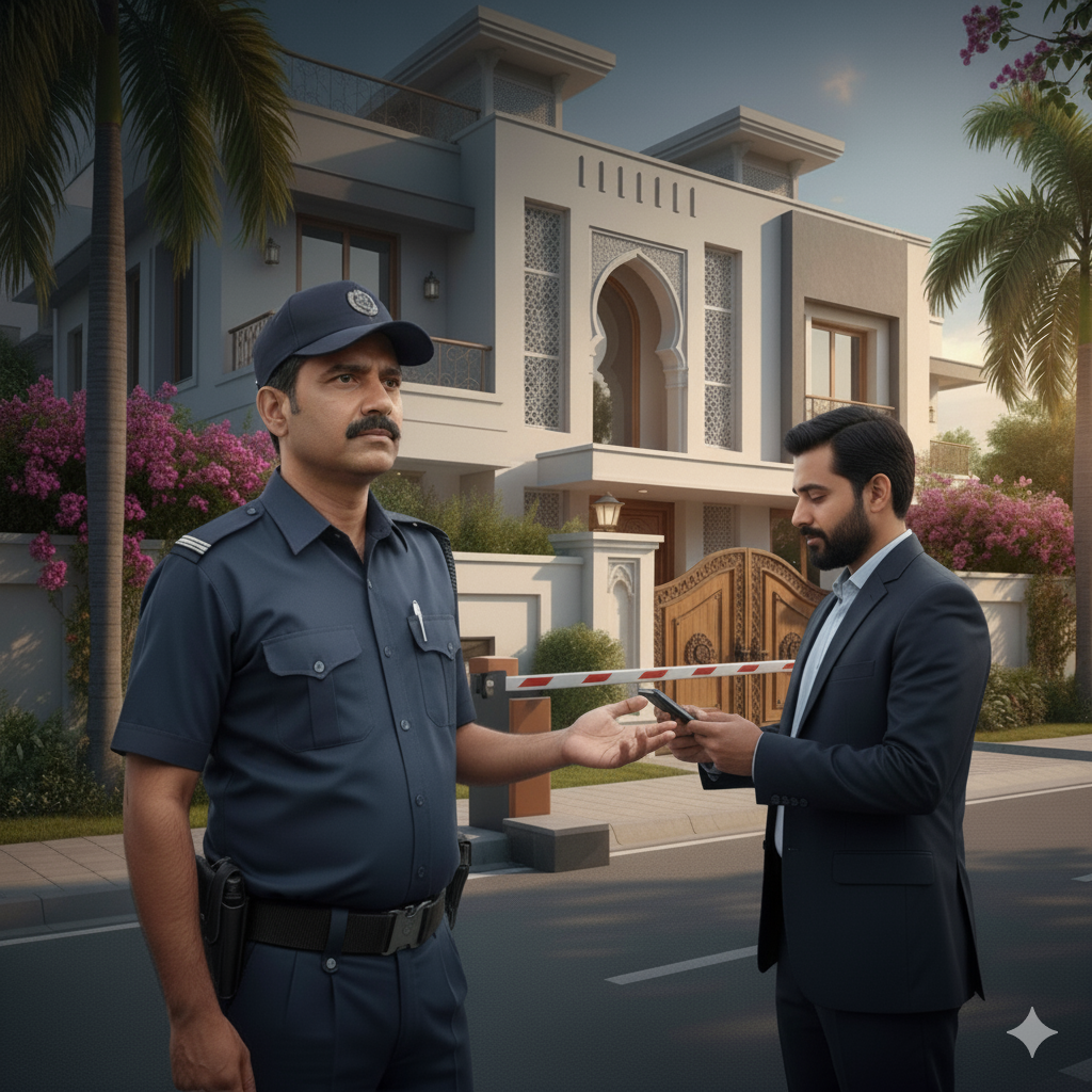 image showing access control as Core Responsibility of a Home Security Guard