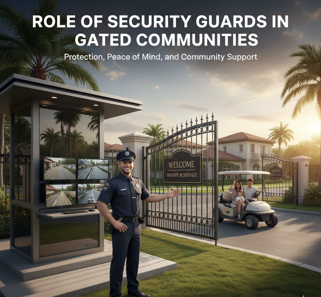 Role of security guards in gated communities
