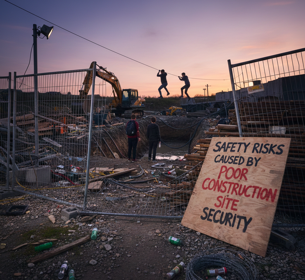 Safety Risks Caused by Poor Construction Site Security