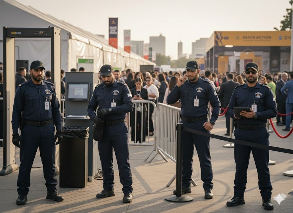 Security guards for event
