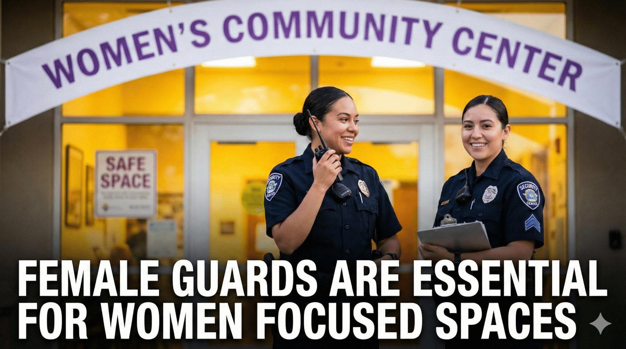 Why Female Guards Are Essential for Women Focused Spaces