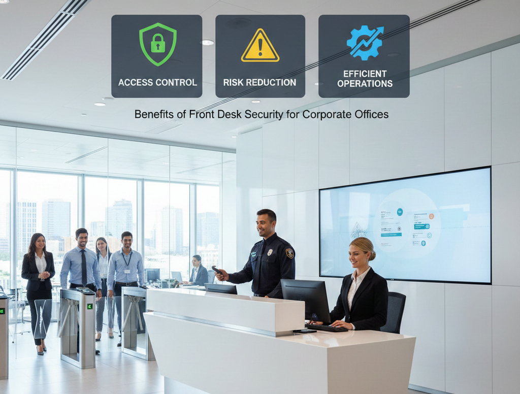 Benefits of Front Desk Security for Corporate Offices