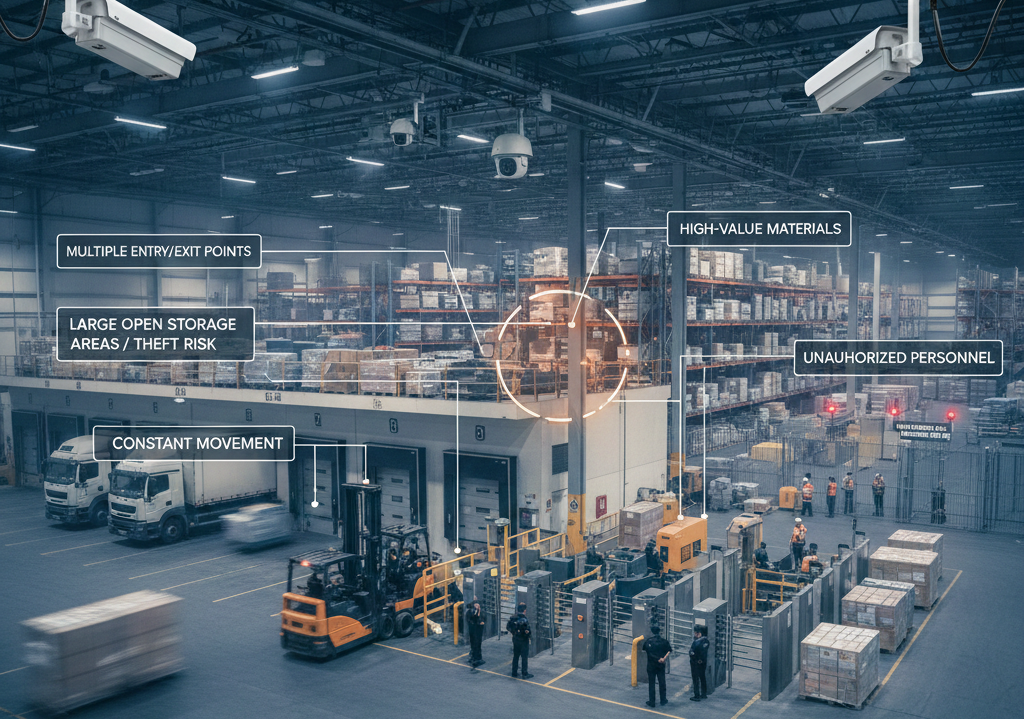 Key Security Challenges in Warehouses and Plants