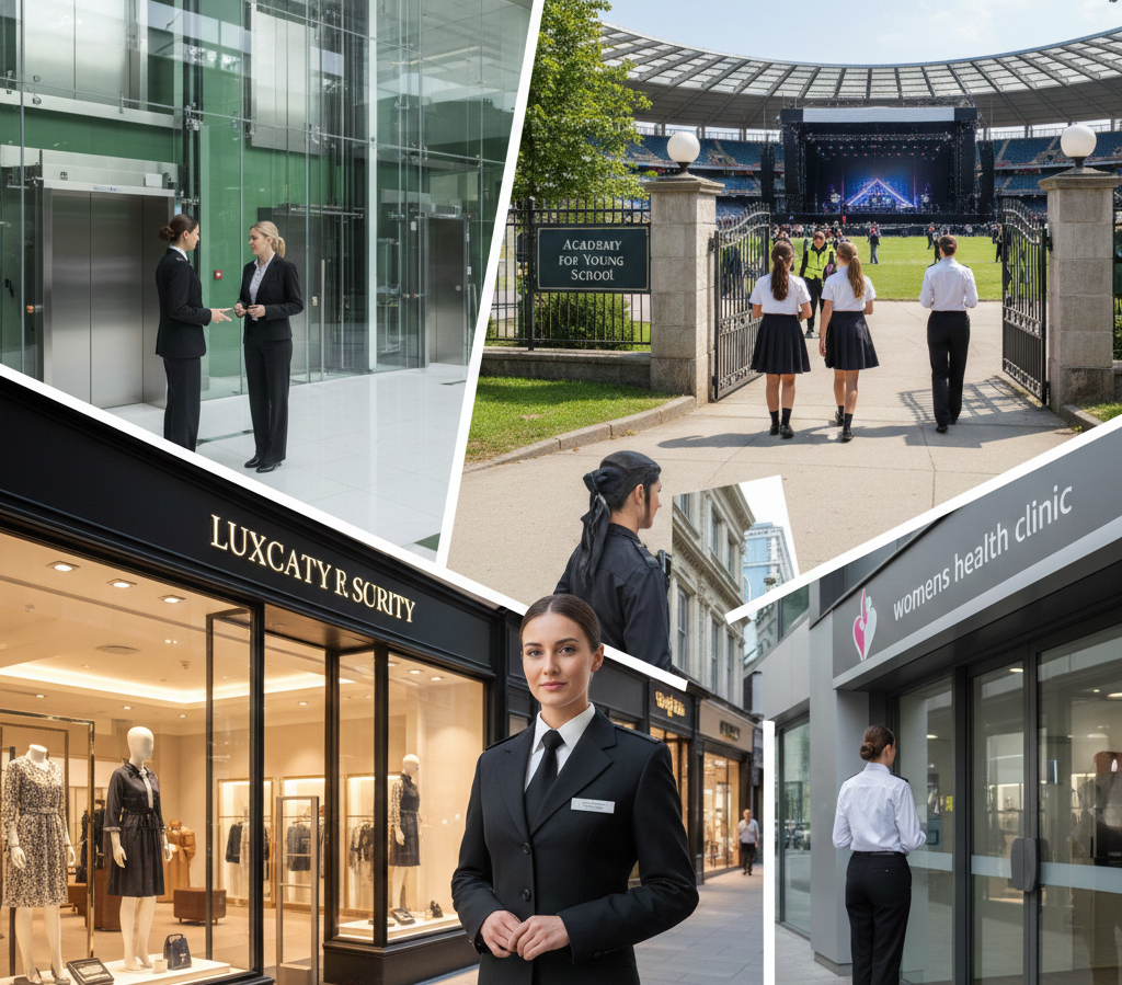 Industries Where Ladies Security Guard Services Are Required