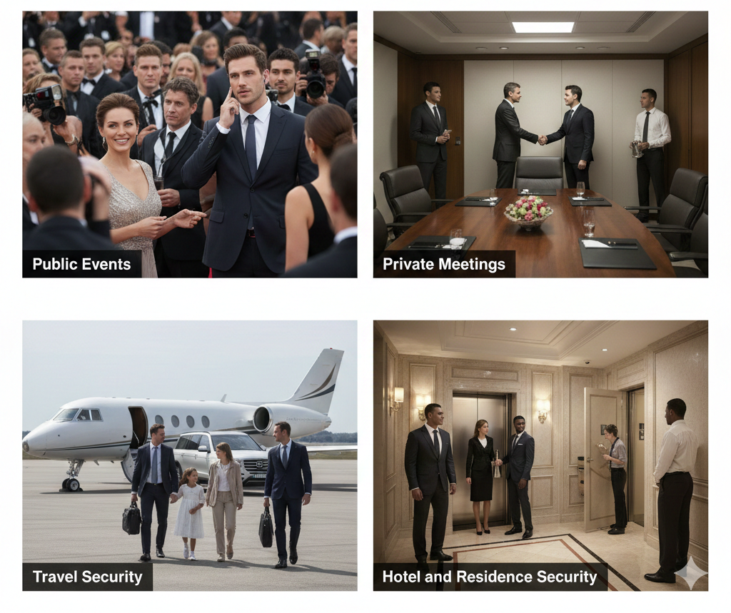 Situations Where Discreet Bodyguards Are Required