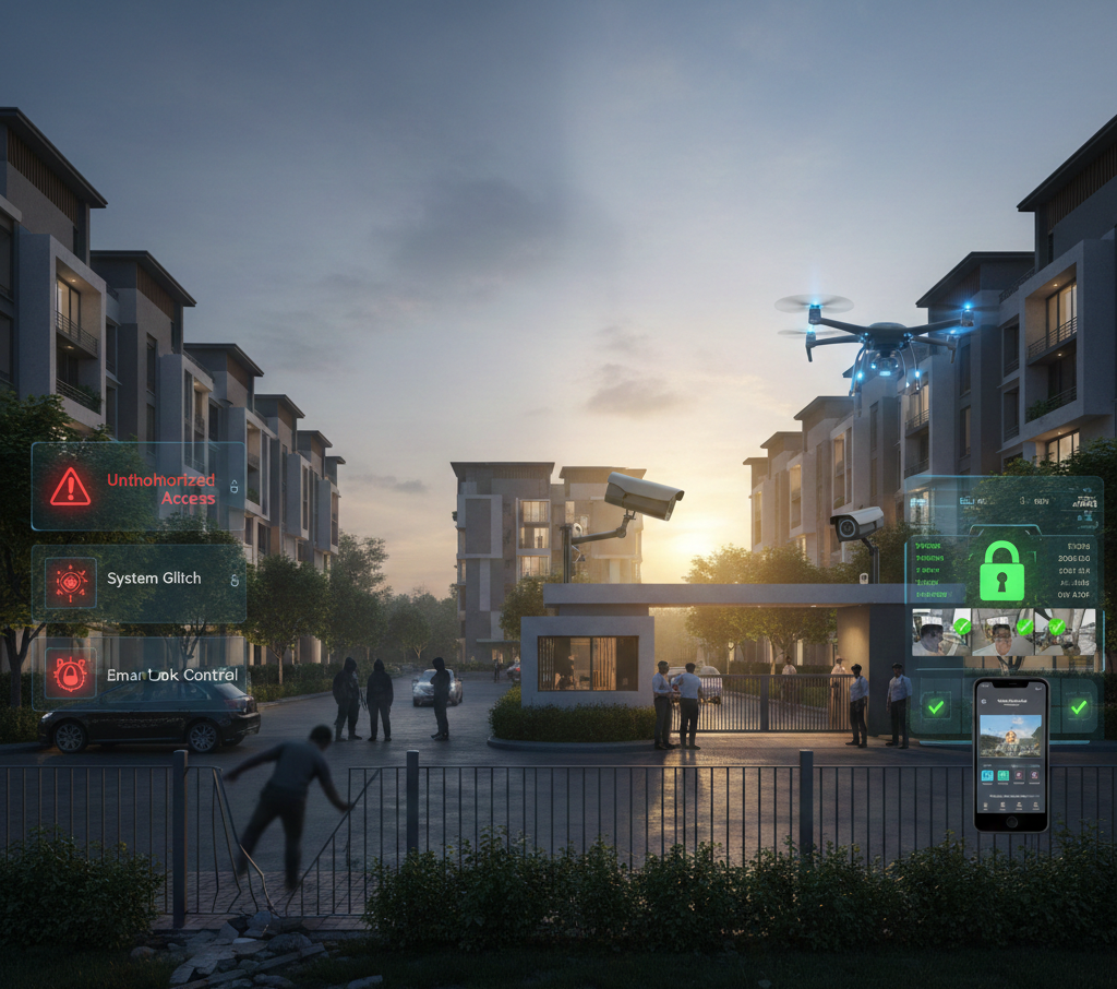 Residential Society Security Challenges and Solutions