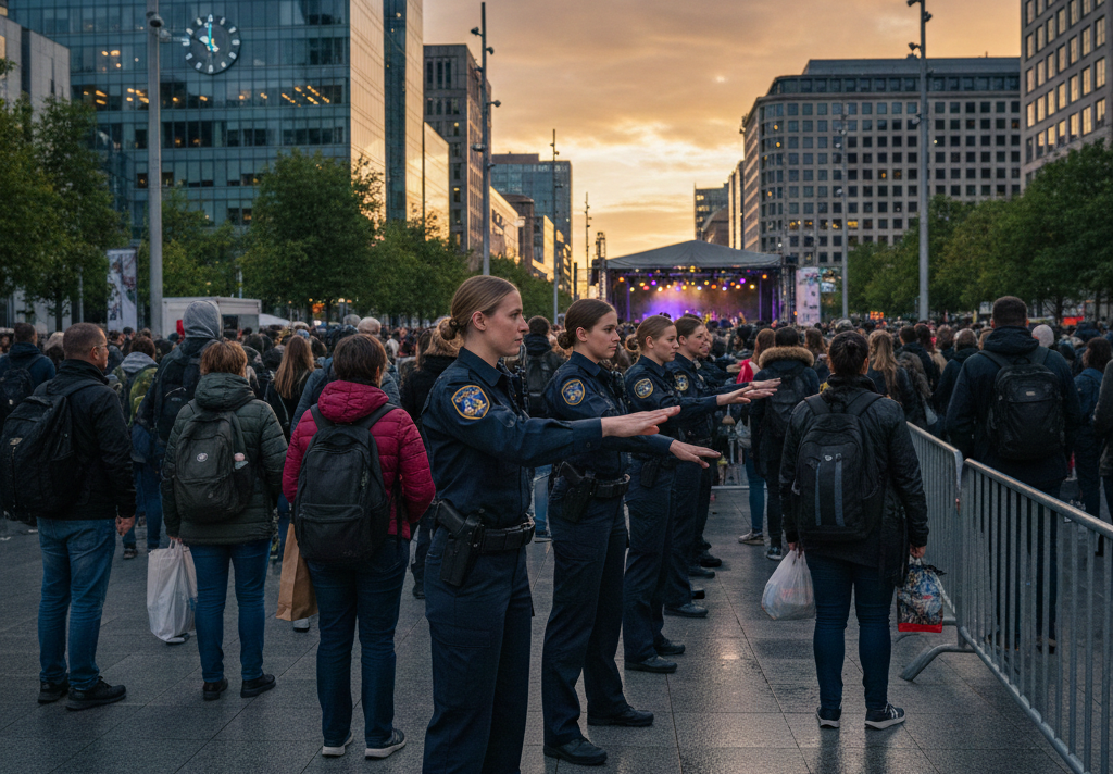 Crowd Handling Skills of Trained Female Guards