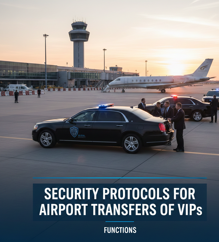 Security Protocols for Airport Transfers of VIPs Functions