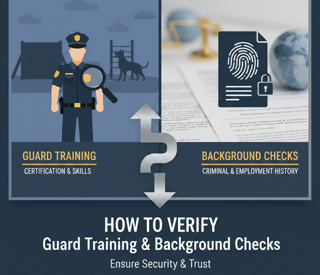 How to Verify Guard Training and Background Checks