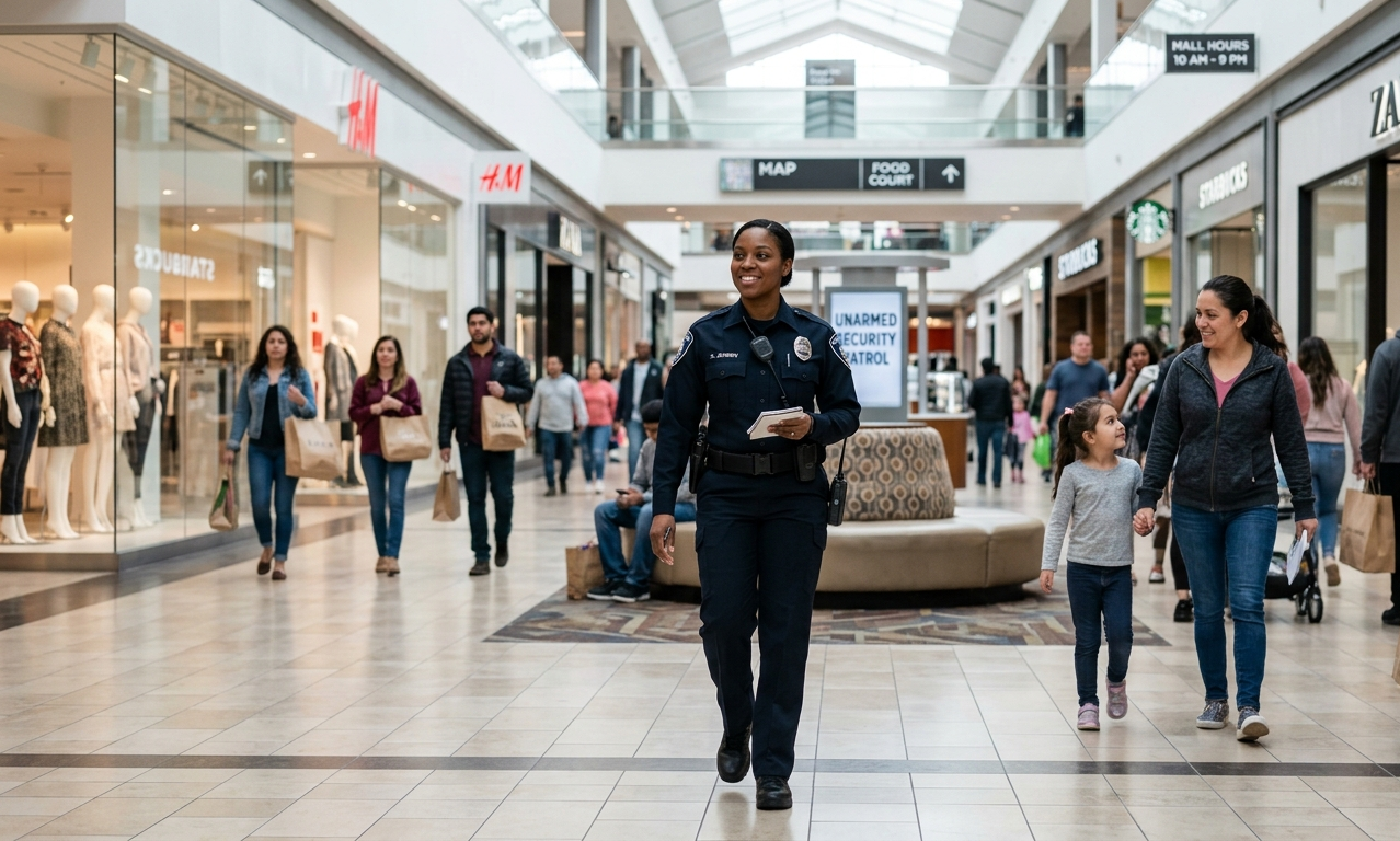 Unarmed Security for Shopping Centers and Retail Stores