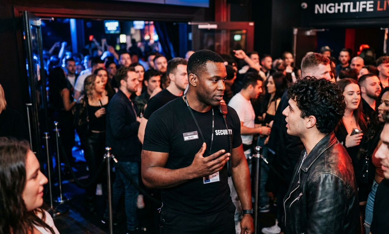 Bouncer Communication Skills in Crowd Situations