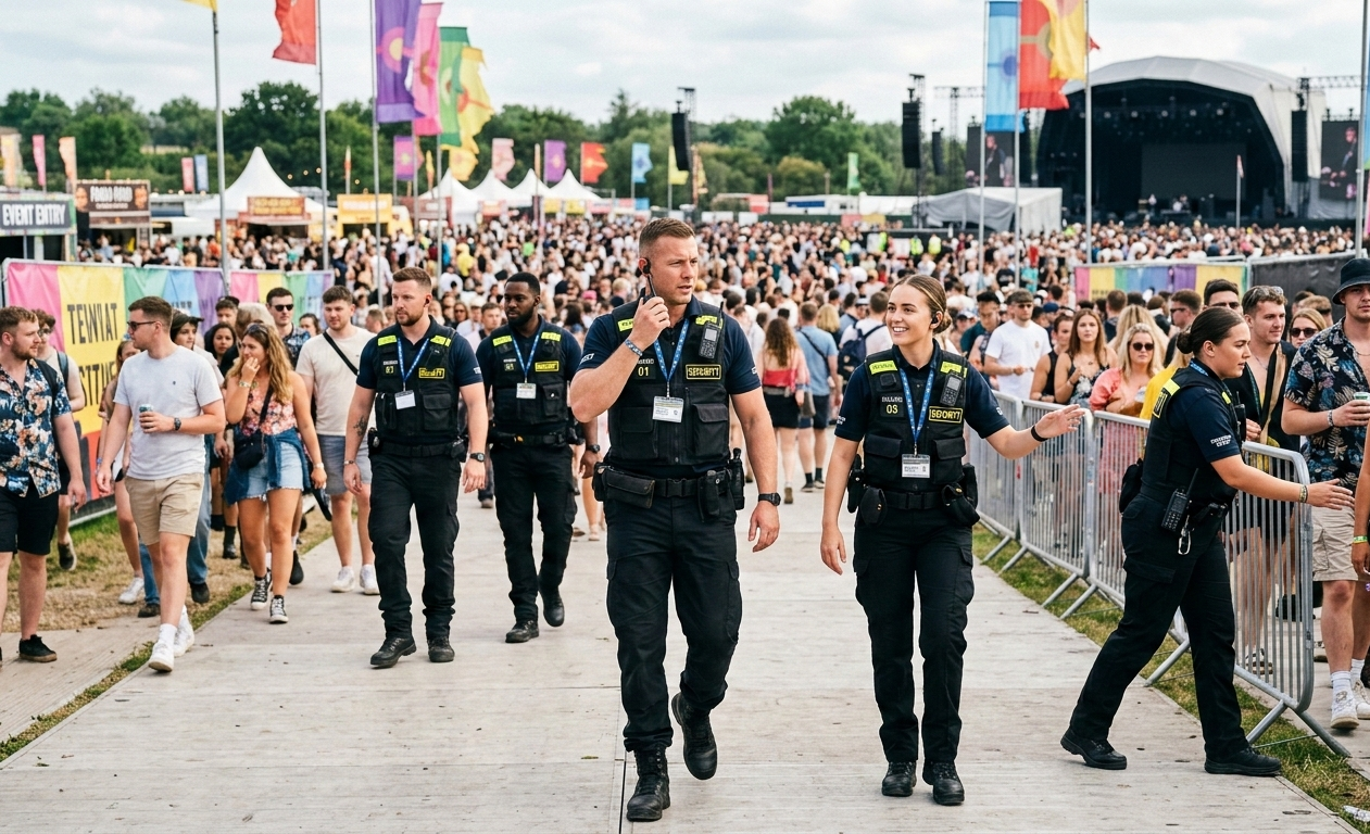 Trained Security Guards for Public Events